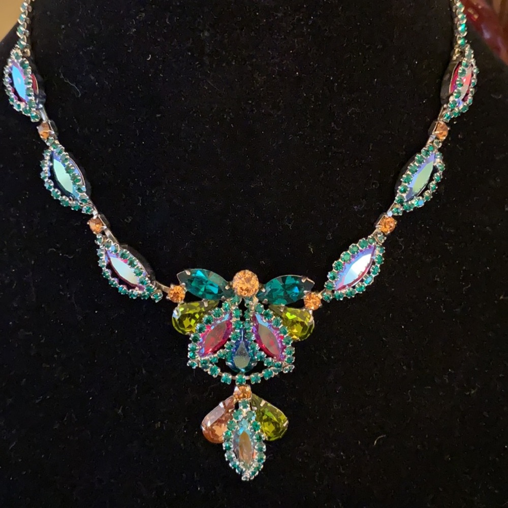 Stunningly gorgeous evening necklace - Picture 3 of 8